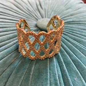 Lilly Pulitzer gold cuff